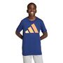adidas J Bl Tee 160 - dkblue/seicta/puta/pu