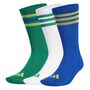 adidas 3S Ess C Crw 3P - bgreen/boblue/byello