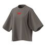 adidas Au Ef Gr Ss T W - sbrown/utiblk