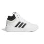 adidas Hoops Mid Classic J - ftwwht/ftwwht/grethr