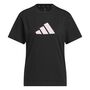adidas W Sc Gingham T - black