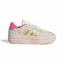adidas Vl Court Bold J - owhite/goldmt/pnkfus