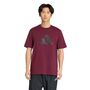 adidas M Dot Logo Tee - maroon