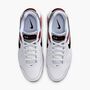 Nike MenS Nike Air Max Ivo Leather Shoe - white/black-team red-wolf grey