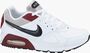 Nike MenS Nike Air Max Ivo Leather Shoe - white/black-team red-wolf grey