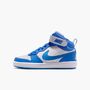 Nike Nike Court Borough Mid 2 Big Kids - white/blue crystal-blue crystal-whi