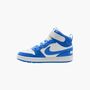 Nike Nike Court Borough Mid 2 Little Kid - white/blue crystal-blue crystal-whi