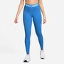 Nike Nike Pro WomenS Mid-Rise Mesh-Pane - lt photo blue/white