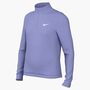 Nike Nike Girls Dri-Fit Long-Sleeve 1/4 - light thistle/white