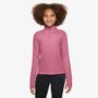 Nike Nike Girls Dri-Fit Long-Sleeve 1/4 - peony/white