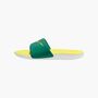 Nike Nike Kawa Little/Big Kids Slides - malachite/metallic gold-sonic yello