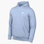 Nike Nike Club MenS Pullover Fleece Hoo - hydrogen blue/hydrogen blue/white