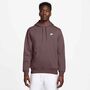 Nike Nike Club MenS Pullover Fleece Hoo - tattoo/tattoo/white