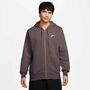 Nike Nike Club MenS Full-Zip Fleece Hoo - tattoo/tattoo/white