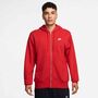 Nike Nike Club MenS Full-Zip Fleece Hoo - university red/university red/white