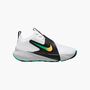 Nike Nike Team Hustle D 12 Big Kids Bas - white/topaz gold-black-clear emeral