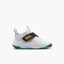 Nike Nike Team Hustle D 12 Little Kids - white/topaz gold-black-clear emeral