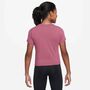 Nike G Nsw Tee Ss Slim Mod Crop - peony