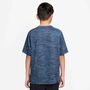 Nike Nike Multi Big Kids Dri-Fit Short- - midnight navy/work blue/htr/white