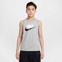 Nike Nike Sportswear Big Kids Tank Top - dk grey heather/black