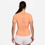 Nike W Nk Swift Df Ss Top - orange pulse/reflective silv