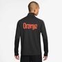 Nike Knvb M Nk Df Strk Drill Top K - black/hyper crimson/hyper crimson