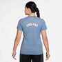 Nike Ent W Nk Df Strk Ss Top K - work blue/obsidian/white