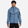 Nike Ent M Nk Tch Flc Fz Wr Hoodie - work blue/white