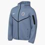 Nike Ent M Nk Tch Flc Fz Wr Hoodie - work blue/white