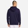 Nike Fff M Nsw Club Hoodie Po Ft - blackened blue/white