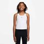 Nike Nike Pro Big Kids (Girls) Dri-Fit - white/black/black