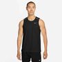Nike Nike Miler MenS Dri-Fit Running Ta - black/reflective silv
