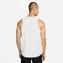 Nike Nike Miler MenS Dri-Fit Running Ta - white/reflective silv