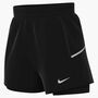 Nike Nike Miler MenS Dri-Fit 5 2-In-1 - black/black/reflective silv