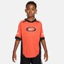 Nike B Nk Df Multi Ss Top Love - turf orange/black/white