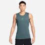 Nike Nike Pro Training MenS Dri-Fit Tan - mineral slate/green strike