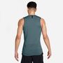 Nike Nike Pro Training MenS Dri-Fit Tan - mineral slate/green strike