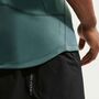 Nike Nike Pro Training MenS Dri-Fit Tan - mineral slate/green strike