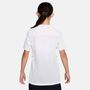 Nike Erling Haaland Academy Big Kids Dr - white/white/hot punch/hot punch