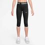 Nike Nike Pro Big Kids (Girls) Trainin - black/black/white/white