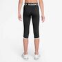 Nike Nike Pro Big Kids (Girls) Trainin - black/black/white/white