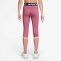 Nike Nike Pro Big Kids (Girls) Trainin - peony/black/white/white