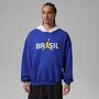 Nike M J Brk Flc Po Hoodie P6 - old royal/white