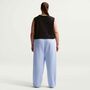 Nike W Nsw Phnx Flc Hr Pant Wide 2 - hydrogen blue/sail