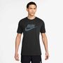 Nike Nike MenS Dri-Fit Running T-Shirt - black/mineral slate