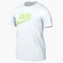 Nike Nike MenS Dri-Fit Running T-Shirt - white/barely volt