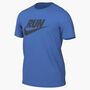 Nike Nike MenS Dri-Fit Running T-Shirt - blue crystal/thunder blue