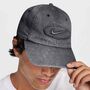 Nike U Nk Club Cap U Cb Denim Patch - anthracite/anthracite