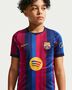 Nike Fcb Y Kinder Nk Df Jsy Ss Stad Hm - deep garnet/blue void/mineral yello