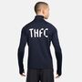 Nike Thfc M Nk Df Strk Drill Top K - obsidian/light blue/white